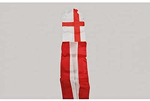 AZ FLAG - Drapeau Manche à Air Angleterre - 150 cm - Windock Anglais 100% Polyester Avec Clip en Métal