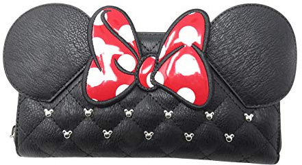 Loungefly Disney Minnie Mouse Ears & Bow Zip Around Wallet
