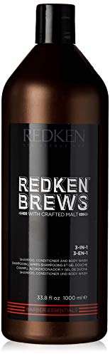 REDKEN 3-in-1 Shampoo, Conditioner und Coproral Bad Gel, 1000 ml, Zeder
