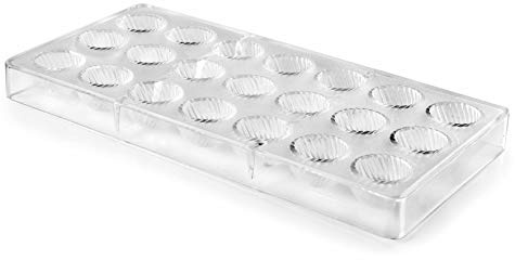 LACOR Choklad form hemisform, polystyrene, transparent, 28 x 14 x 3 cm