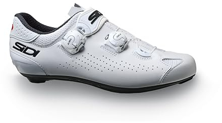 SIDI Shoes Genius 10, Mens, Bianco Bianco, 45.5