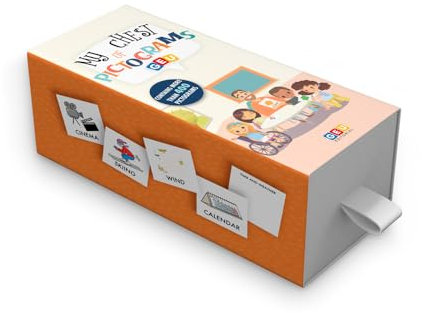 Editorial GEU Lernspielzeug ab 3 Jahre | Sprachförderung ab 3 Jahre | Lernkarten Kinder mit Piktogramme | Interaktives Sprachspiel (Englisch - 400 Lernkarteikarten)