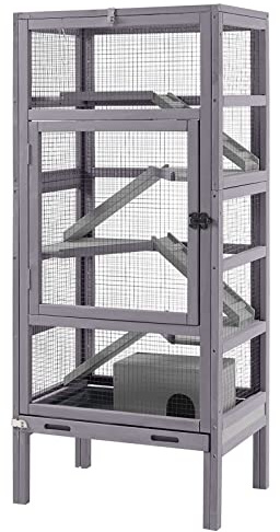 Pet Rat Cage Ferret Cage Hamster House Suit for Chinchilla Lizard Squirrel Chameleon and Gerbils