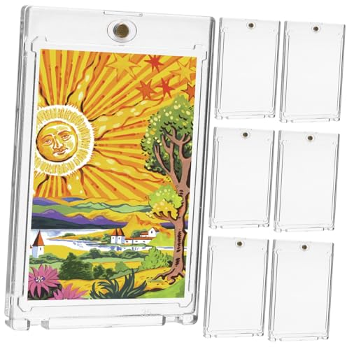 Magnetischer Kartenhalter Transparent aus Kunststoff für Sammelkarten