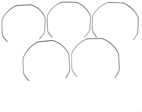 Coffee Portafilter Basket Springs 5 Pack, Metal Filter Holder Locking Parts, Replacement Spring for Espresso Machine Portafilter, Silver Coffee Maker Accessories(58MM)