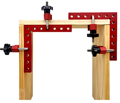 Morsetti Angolari per La Lavorazione Del Legno, Morsetto Ad Angolo Retto Da 90 Gradi Fissatore Clip Angolare Regolabile Quadrati Strumento Per La Lavorazione Del Legno 4,72 X 4,72