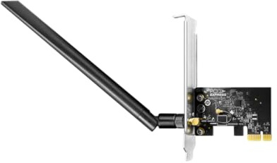 Cudy AC650 Wireless Dual-Band PCIe WiFi Adapter for PC, 650Mbps WiFi 5 Speed, 5GHz/2.4GHz, 802.11ac/n, Windows 11/10 Compatible, Includes Standard & Low-Profile Brackets, WE650