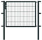 Alberts 647285 Einzeltor Flexo mit Zubehör | verschiedene Breiten und Höhen | anthrazit | Breite 125 cm | Höhe 100 cm