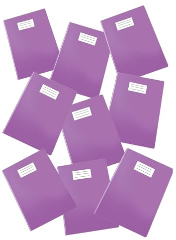 Pigna, Coprimaxi Colorato Glossy in PVC, proteggi quaderno laccato lucido, copriquaderni, Formato A4, 230 Micron, con alette e tasca Salva Angoli, Colore Viola, 25 pezzi