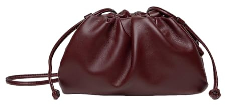 Qurlon Whimsical - Bolso cruzado con forma de nube para mujer, diseño divertido, Magenta, Medium