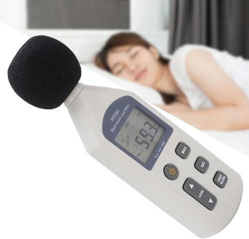 Fonometro USB Portatile HY-1361, Tester del Rumore Ambientale, Misuratore di Decibel Misurazione Accurata del Rumore