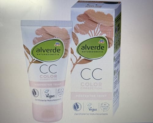 alverde NATURKOSMETIK CC Cream Perfekter Teint, 50 ml