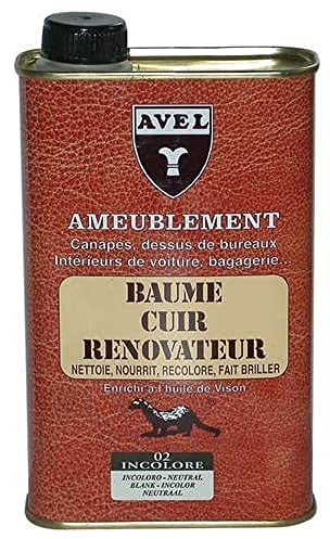 AVEL Bálsamo Renovador Líquido 500 ml (Incoloro) – Nutre, protege y realza el cuero liso | Aceite de macadamia y cera natural
