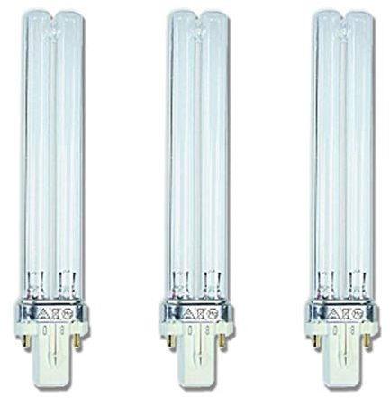 3 x UVC Lume 7 WATT PL G23 - ersatzleuchtstoffröhre Lampada UV-C lampada-ricambio