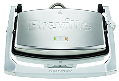 Breville VST071 Dura Ceramic Sandwich Press,Light Grey