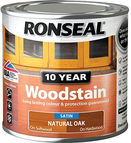 Ronseal 10 Year Woodstain Natural Oak 250ML