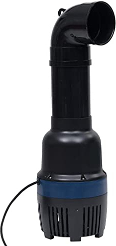 vidaXL Bomba para Estanque Flujo Jardín Patio contra Partículas Impurezas Circulación de Agua Funcionamiento Continuo 26000 L/h 135 W