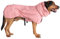 Spark Paws Hunderegenmantel, wasserdichte Winddichte Regenjacke, für kleine, mittlere, große und extra große Hunde, reflektierend, atmungsaktiv, mit vollständigem Körperschutz - Sea Pink, 2XL