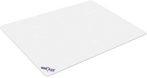 Marvelux Klar Bodenschutzmatte, Mehrzweck PVC Hartbodenschutzmatte 75 x 120cm, Langlebiger wasserdichter Kunststoffbodenbelag, Rechteckige Schreibtischmatte für Heim und Büro