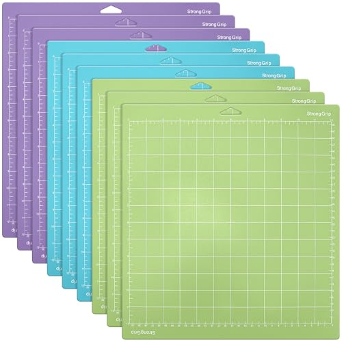 MAHIONG 8 tappetini da taglio, 30,5 x 30,5 cm, adesivi multicolore, tappetini da taglio di ricambio per fai da te e artigianato