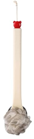Brosse de bain – Brosses à dos doux pour douche, long manche double face, nettoyage du corps, poignée antidérapante renforcée en silicone, poils doux et fermes, article hygiénique pour la routine