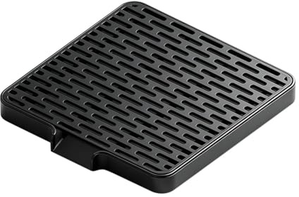 Droppbricka för espresso kaffevåg, självdränerande stänk, 12,5 × 11,5 × 1,3 cm, säker droppfångare för kaffevåg, bryggmatta, spillbricka, för espressostation