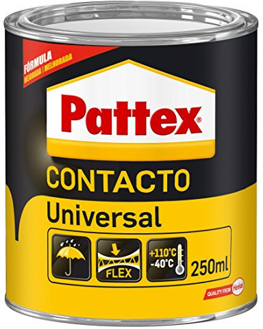 Pattex Cola de contacto universal instantánea multiusos, a prueba de agua, 250ml (1731502)