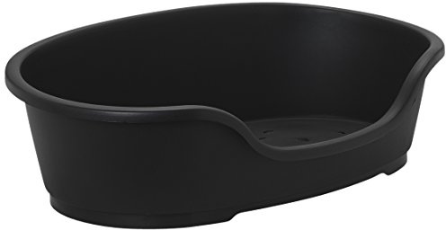 Petface Plastic Dog Bed, 70 cm, Black