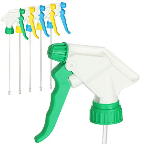 COM-FOUR® 6x sprayfäste i 3 färger, sprayhuvud 28/400 gänga
