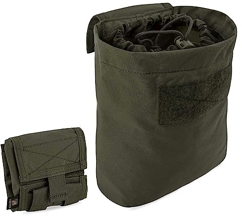 KRYDEX GEAR Dump Pouch Molle Plegable Táctica Bolsa 500D Bolsa de Utilidad para Exteriores, Senderismo, Camping, Caza, Viajes