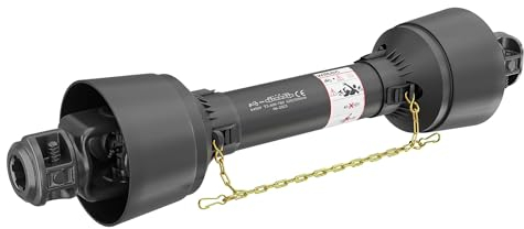 WilTec Arbre de Transmission T5 Cardan 600mm 620Nm 540 TR/Min 54kW (74CV) 2X 1 3/8 6 Dents Prise Force