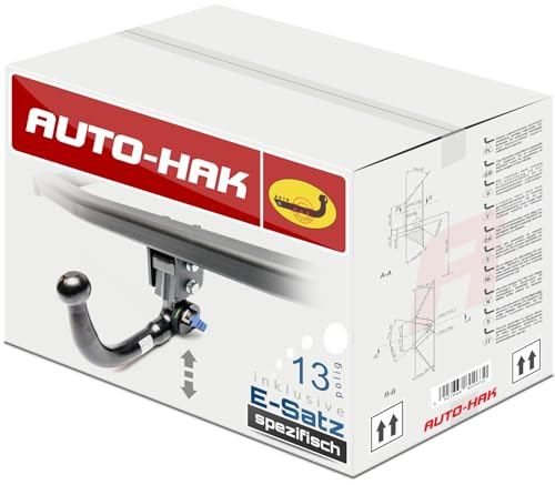 AUTO-HAK Anhängerkupplung abnehmbar kompatibel mit BMW X5 E70 03.2007-10.2013 + 13-polig fahrzeugspezifischer Elektrosatz