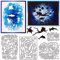 GLOBLELAND Unterwasserwelt Metall Stanzschablone Fisch Und Korallen Papierpräge Stanzschablonen Set Mehrschichtige Tauch Silhouette Stanzformen für Kartenherstellung DIY Papier Scrapbooking