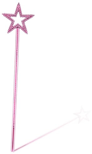 Yuomeaz Fairy Wand for Girls, Pink Princess Wand for Kids Costume, 11 in Magic Wands, Angel Fairy Wands Sticks for Easter, Party, Halloween, Supplies