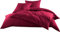 Mako-Satin Baumwollsatin Bettwäsche Uni einfarbig zum Kombinieren (Bettbezug 135 cm x 200 cm, Pink) viele Farben & Größen