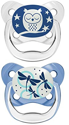 Dr Brown's Prevent Tétine phosphorescente Chouette/libellule 0-6 mois