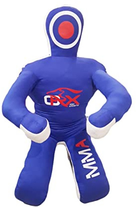 Oryx Sports Muñeco de agarre para artes marciales mixtas, saco de boxeo de judo, BJJ, Jiu Jitsu brasileño, artes marciales y entrenamiento físico, posición sentada (sin relleno)