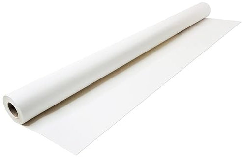 Florio Carta - Rotolo di Carta Kraft Colore Bianco | Misure: 100 cm x 25 mt. | Ottimo per Hobby, Regali e Progetti Fai da Te