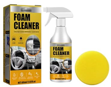 Generisch Auto Innenraum Reiniger, Cockpit Kunststoffreiniger, Multipurpose Auto Innenraumreiniger Schaumreiniger, für die Innen Reinigung von Kunststoff, Polster, Leder,Cockpit Reiniger (1 Stück)