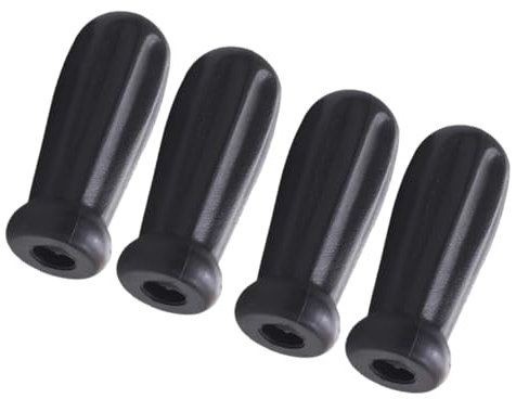 Toddmomy 2paare Tischfußball Maschinen-Griffe Ergonomische Kunststoffgriffe rutschfeste Kickergriffe Kompatibel Mit Verschiedenen Tischfußballmaschinen Einfache Montage Und Austausch