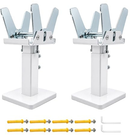 2pcs Floor Mounting Radiator Leg Kit, Adjustable Height | Radiator Floor Mounting Feet Kit, Floor Mounting Brackets for Panel Radiators, Heavy Duty Radiator Support Stand