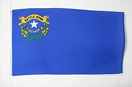 AZ FLAG - Flagge Nevada - 150x90 cm - Bundesstaat Nevada Fahne 100% Polyester mit Messing-Ösen - 110g