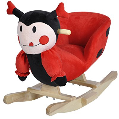 Knorrtoys 40480 – Animal à Bascule Lady Bug Selma avec Son