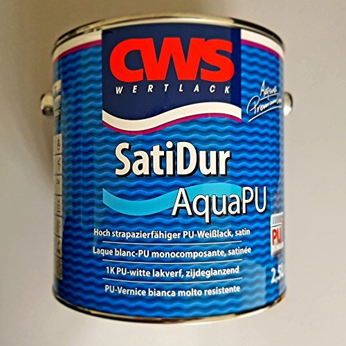 CWS WERTLACK® SatiDur Aqua PU weiss 2,5 l Inhalt