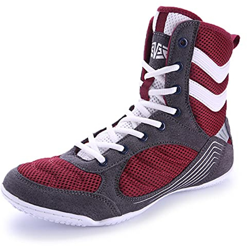 Zapatos de boxeo para hombre, zapatos de lucha libre, juveniles, muay thai, kickboxing, boxeadores, entrenadores, artes marciales, transpirables, bodybuilding boxing