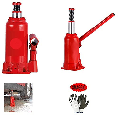 Compatible avec KIA SPORTAGE CRIC Bouteille HYDRAULIQUE DE 3 TONNES pour Voitures VEHICULES CRIK en Metal avec CRIC pour Levage PNEUMATIQUE Hauteur DE 17 A 33CM