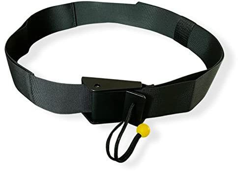 Scrabo | Quick Release Safety Waist Belt | QR Paddleboard SUP Belt for attaching coiled ankle leash to waist. Uses existing paddle board tether leash. Suitable for waists 85cm - 125cm (34 - 50)
