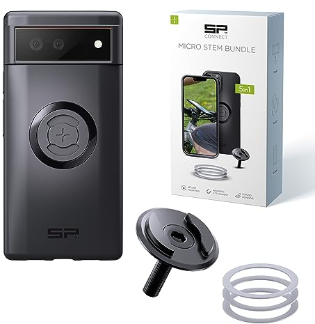 SP CONNECT Micro Stem Bundle | SPC+ | für Google Pixel 6 Handy Halterung für den fahrradlenker | Smartphone Halterung Fahrrad | handyhalter