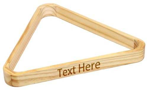Dinikally Personalized Custom Triangle Rack - Customize Your Billiard Setup