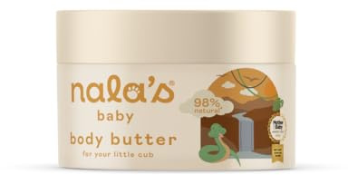 Nala's Baby Original Body Butter | Award-winning | 98% Natural | Dermatologically-tested and Paediatrician-approved | Soothing Oat | Vegan | Nalas Baby